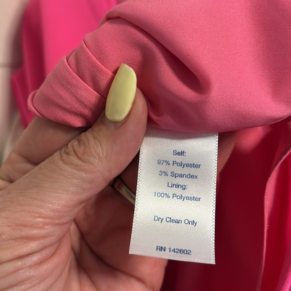 Sail to Sable cowl neck sleeveless bubblegum pink Mini Dress button back XS - Picture 9 of 14